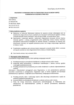 środa śląska, dnia 02.04.2015r. - Dom Kultury w Środzie Śląskiej
