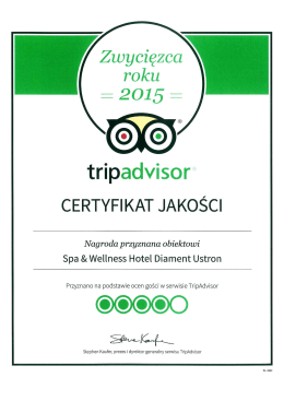 z 2015 z - Hotel Diament Ustroń
