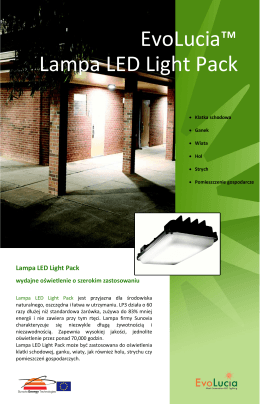 Lampa LED Light Pack - Sunovia Energy Technologies