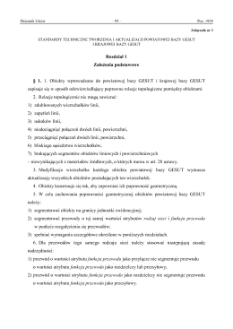 Standardy techniczne tworzenia i aktualizacji powiatowej
