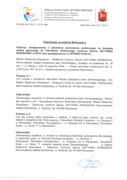 Stołeczne Centrum Sportu AKTYWNA WARSZAWA