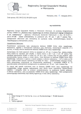 Dostawa oleju napędowego do silnik&oacute;w