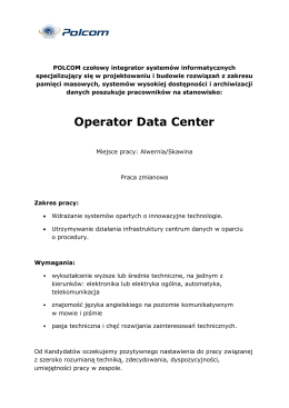 Operator Data Center
