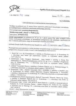 zobacz - Spółka Restrukturyzacji Kopalń S.A.