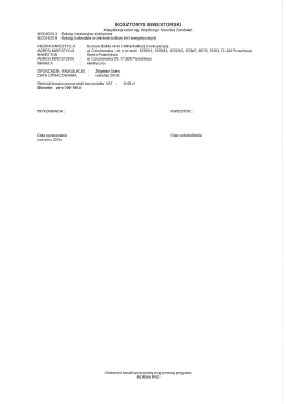 Instalacje elektryczne