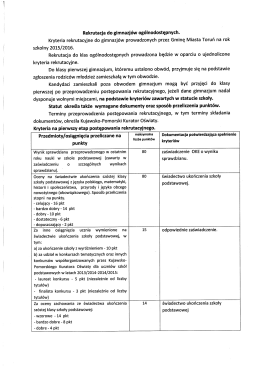 Do zapoznania się na Radę Pedagogiczną w dniu 13.02.2015 r.