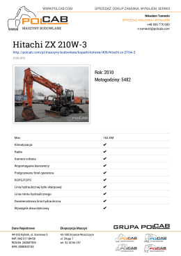 Hitachi ZX 210W-3