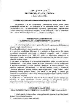 w formacie pdf - Biuletyn Informacji Publicznej Urzędu Miasta