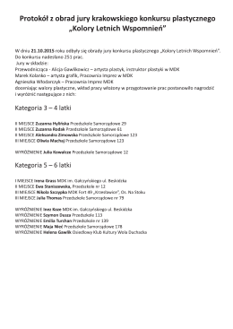 Pobierz protok&oacute;ł obrad jury konkursu