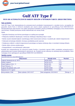 Gulf ATF Type F
