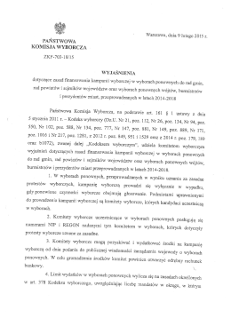 wyjaśnienia