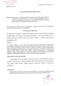 01 Wyjaśnienia do treści SIWZ