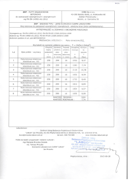 ZKP - PŁYTY OKŁADZINOWE CNRE Sp.: 0.0.