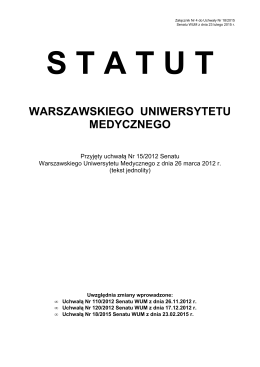 pobierz plik PDF - Warszawski Uniwersytet Medyczny