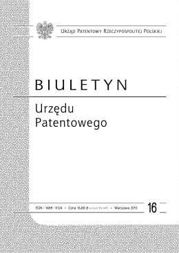 bup16_2015 - Wyszukiwarka Urzędu Patentowego