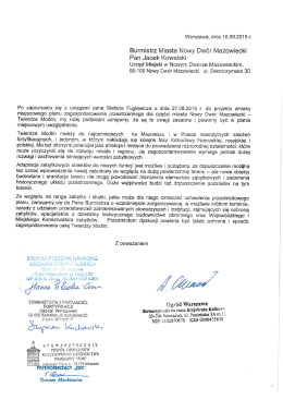 Burmistrz Miasta Nowy Dw&oacute;r Mazowiecki