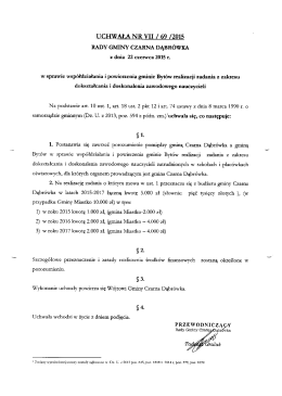 Uchwała nr VII.69.2015 - Urząd Gminy Czarna Dąbrówka