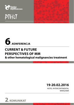 19-20.02.2016 current & future perspectives of mm