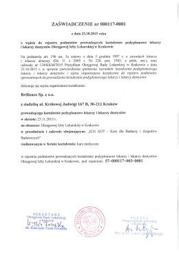 została wpisana do rejestru