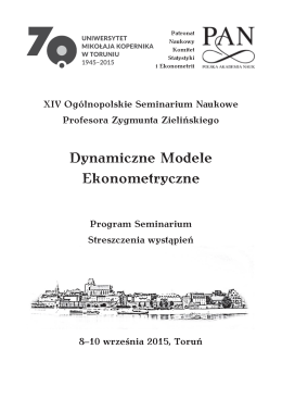 Program Seminarium DEM Toruń 2015