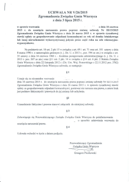 UCHWAŁA NR V/26/2015