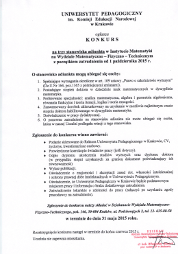 UNIWERSYTET PEDAGOGICZNY