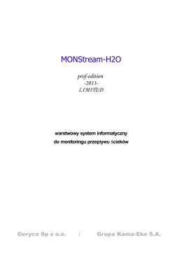 MON Stream H2O - opis produktu