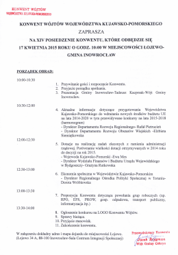 Zaproszenie na Konwent W&oacute;jt&oacute;w