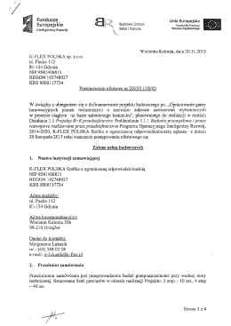 Zapytanie ofertowe nr 2015.11.20-03 - K-Flex