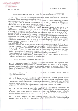 URZĄD MIASTA BEŁCHATOWA ul. Kościuszki Nr 1