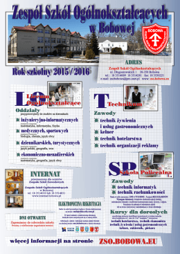 plakat 2015.cdr - ZSO Bobowa
