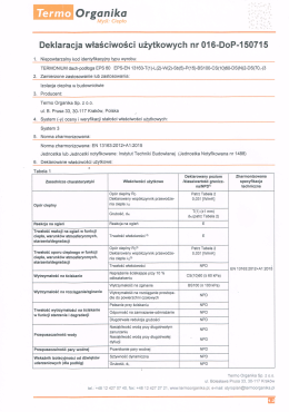 Termo Organika TERMONIUM dach