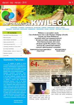 Informator Kwilecki Nr 3 lipiec/sierpień/wrzesień
