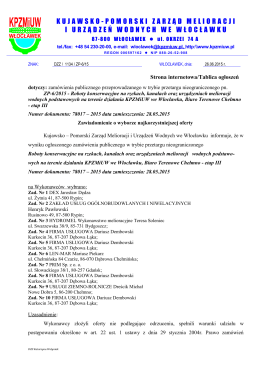 kujawsko-pomorski zarząd melioracji i urządzeń wodnych we