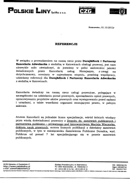 Pokaż list referencyjny.