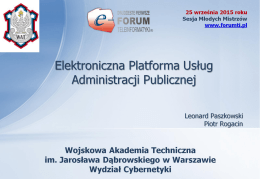 Elektroniczna Platforma Usług Administracji Publicznej