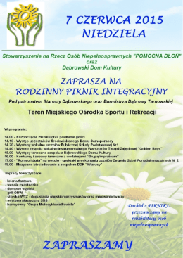 7 czerwca 2015 niedziela - pomoc