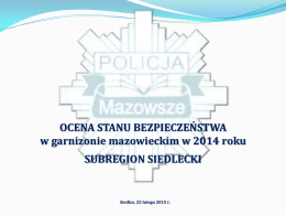 zabici - Mazowiecka Komenda Wojewódzka Policji z siedzibą w