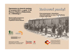 Zaproszenie - Fundacja Polsko