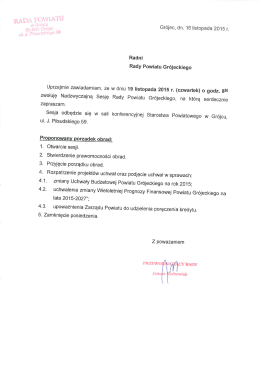 RADA POWIATU