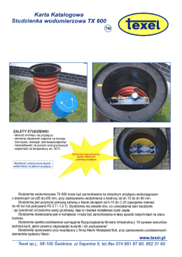 Pobierz kartę katalogową studzienki TX 600