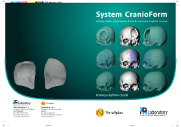 System CranioForm - 3Dim Laboratory sro
