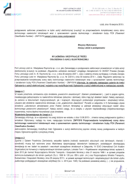 PORT LOTNICZY ŁODZ PL 94-328 Ł&oacute;dż, ul Gen 5 Mazzka 35