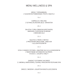 Pobierz Menu Wellness