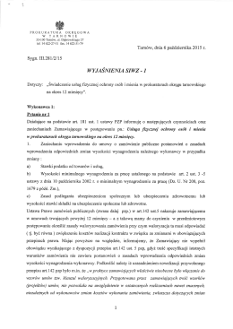 Wyjaśnienia do SIWZ-1