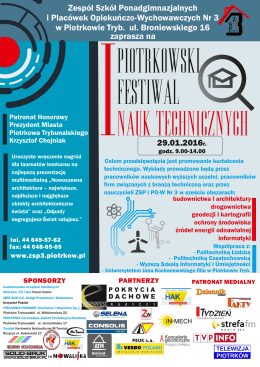 plakatfestiwalzsp3 - Piotrków Trybunalski