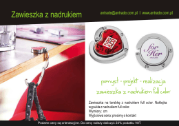 Zawieszka z nadrukiem 3d