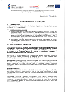 Zapytanie ofertowe_holohostessa_ekran holograficzny