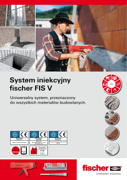 System iniekcyjny fischer FIS V