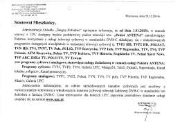 Pakiet ANTENA - Międzyzakładowa Spółdzielnia Mieszkaniowa